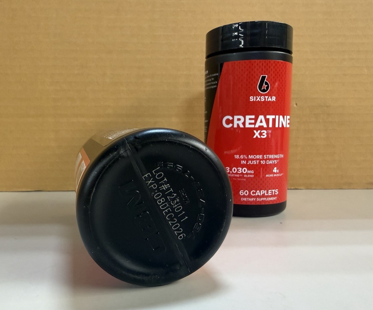 Two Pack Creatine X3™, 60 Caplets | Free & Fast Shipping | Expiration: 12/2027