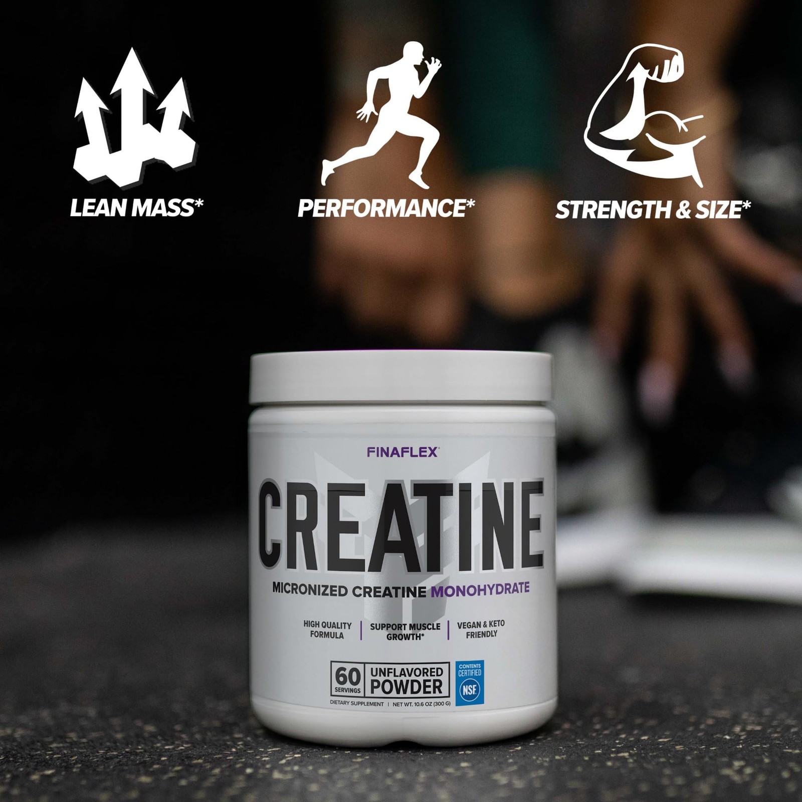 FINAFLEX PURE CREATINE, Unflavored – 10.6 oz – Promotes Muscular Strength, Si…