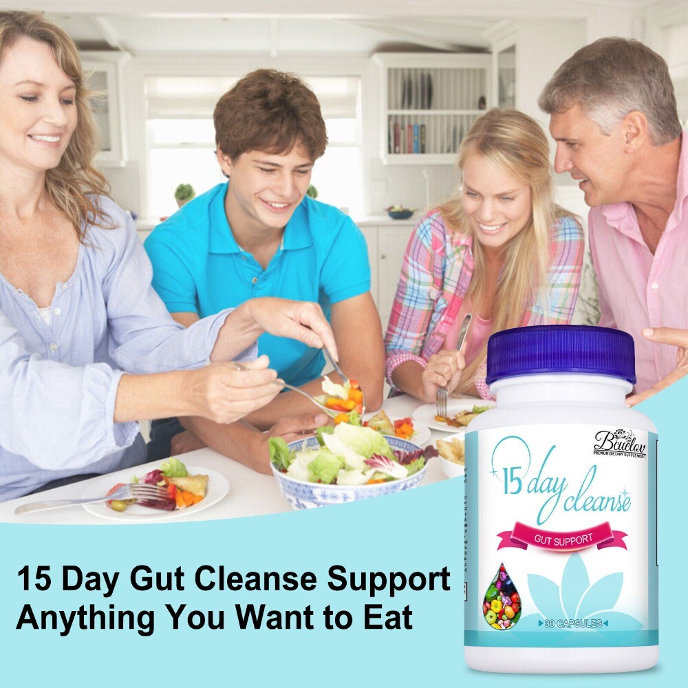 Advanced Slimming 15 Day Cleanse Colon Gut and Colon Support 30 Capsules New