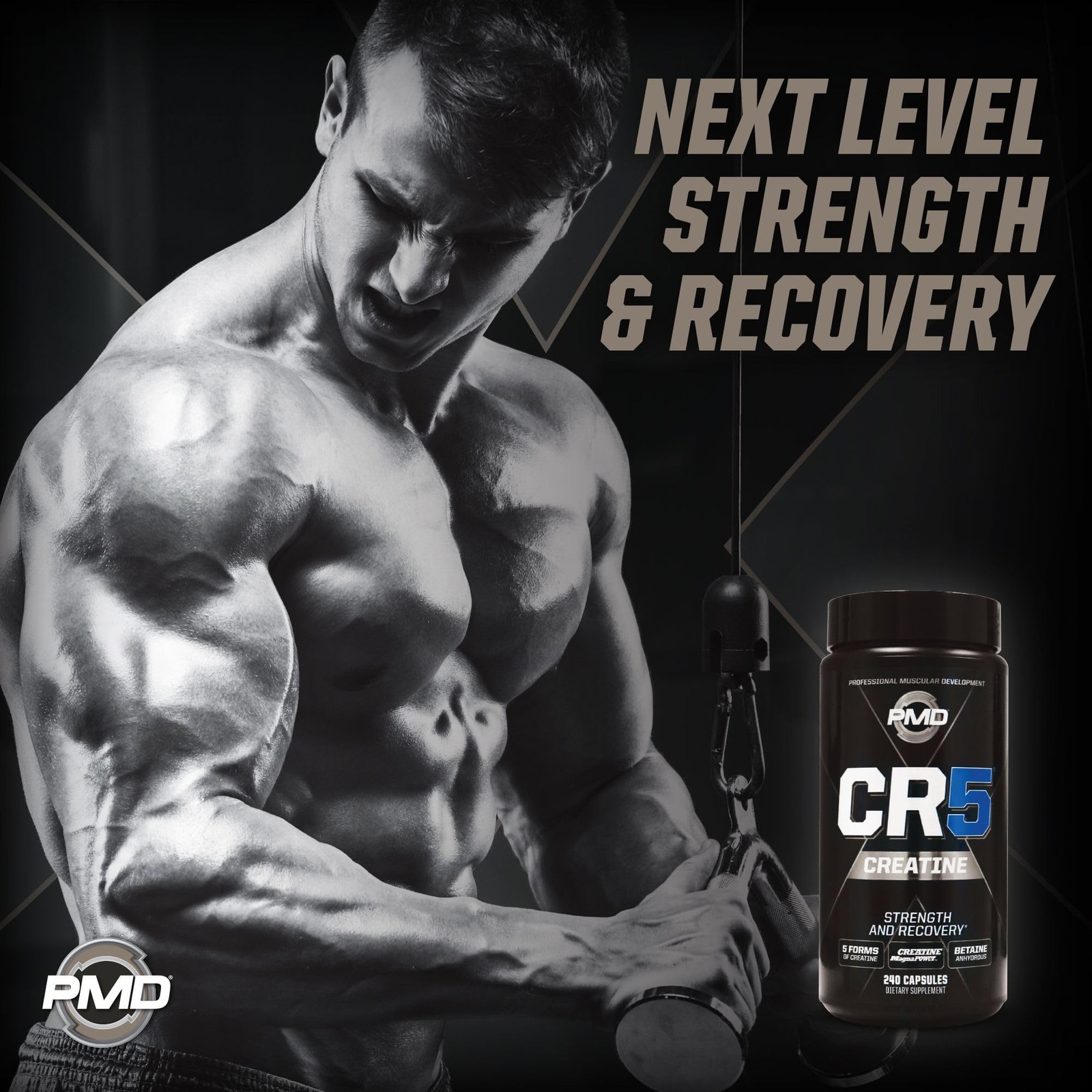 PMD Sports CR5 Professional Creatine Complex – Improved Recovery, Reduce