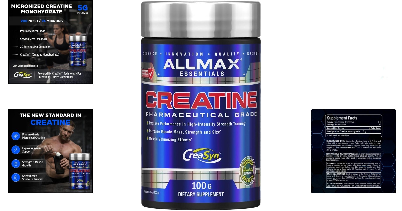 100g Micronized Creatine Monohydrate – Ideal for Muscle Growth & Performance
