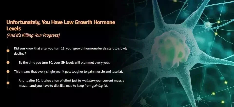 HGH BOOST Human Growth Hormone Muscle build Lean Fat Burn Sex | Pack of 5