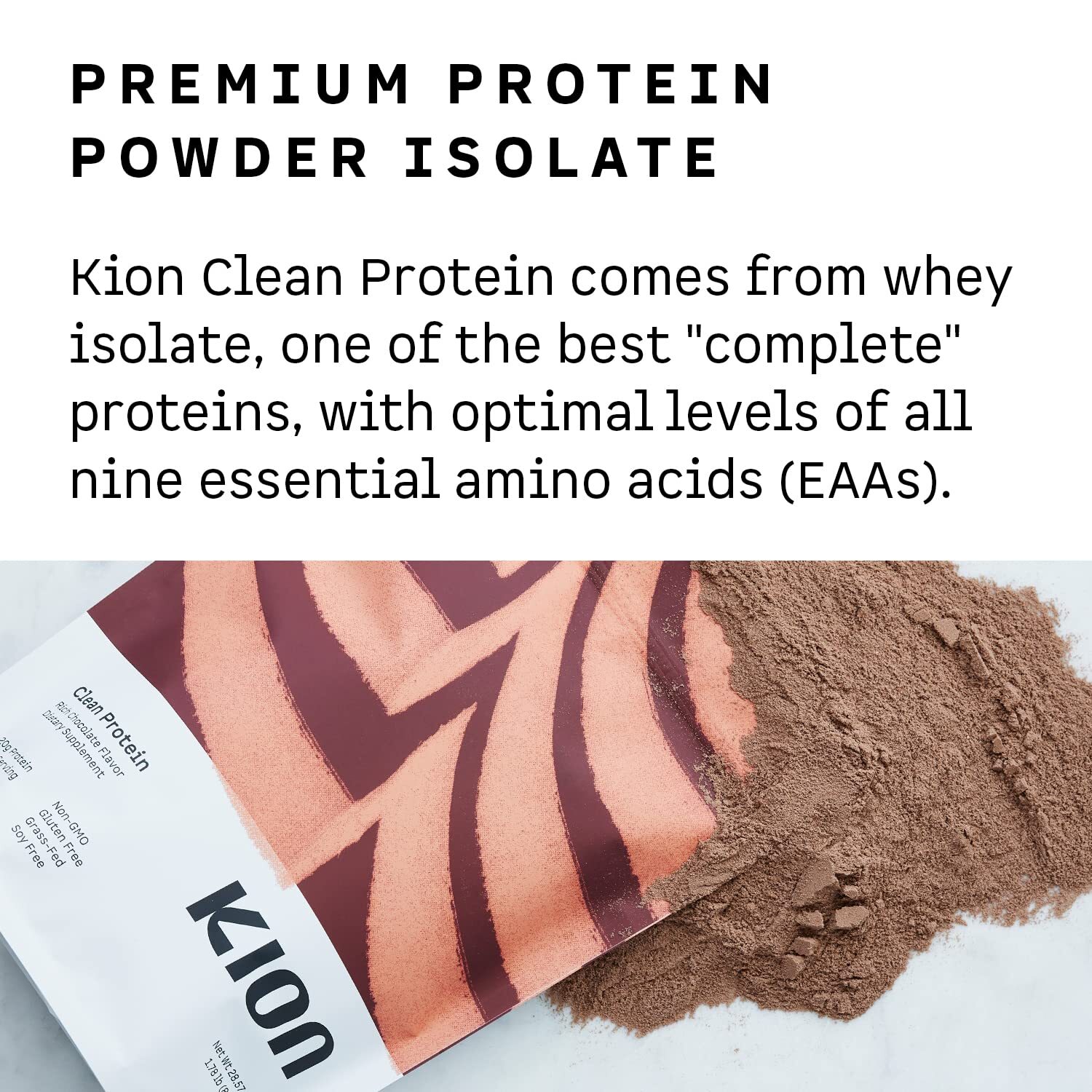 Kion Clean Protein | Grass-Fed & Pasture-Raised Whey Isolate Protein Powder |…