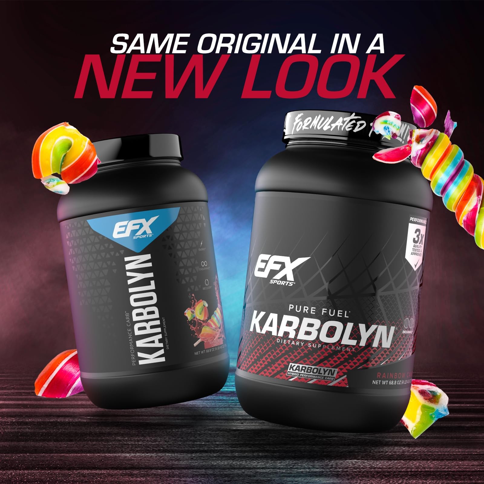 EFX Sports Karbolyn Fuel | FastAbsorbing Carbohydrate Powder | Carb Load, Sus…