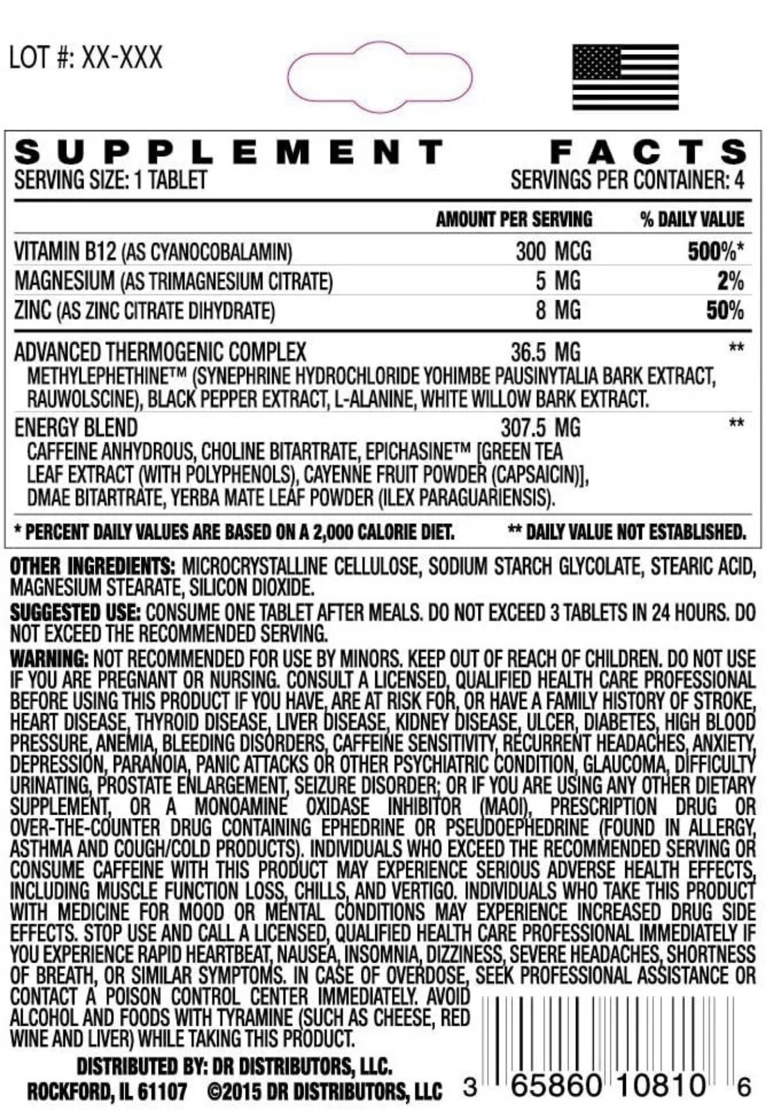 2 Boxes Rapid Action Extreme 2-Way Energy Pills 48 packs of 4 = 192 pills
