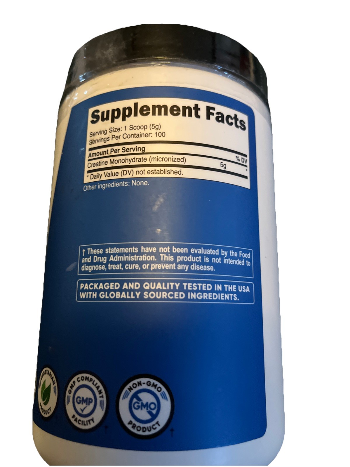 Nutricost Creatine Monohydrate Micronized Powder 500G Unflavored Sealed 7/27