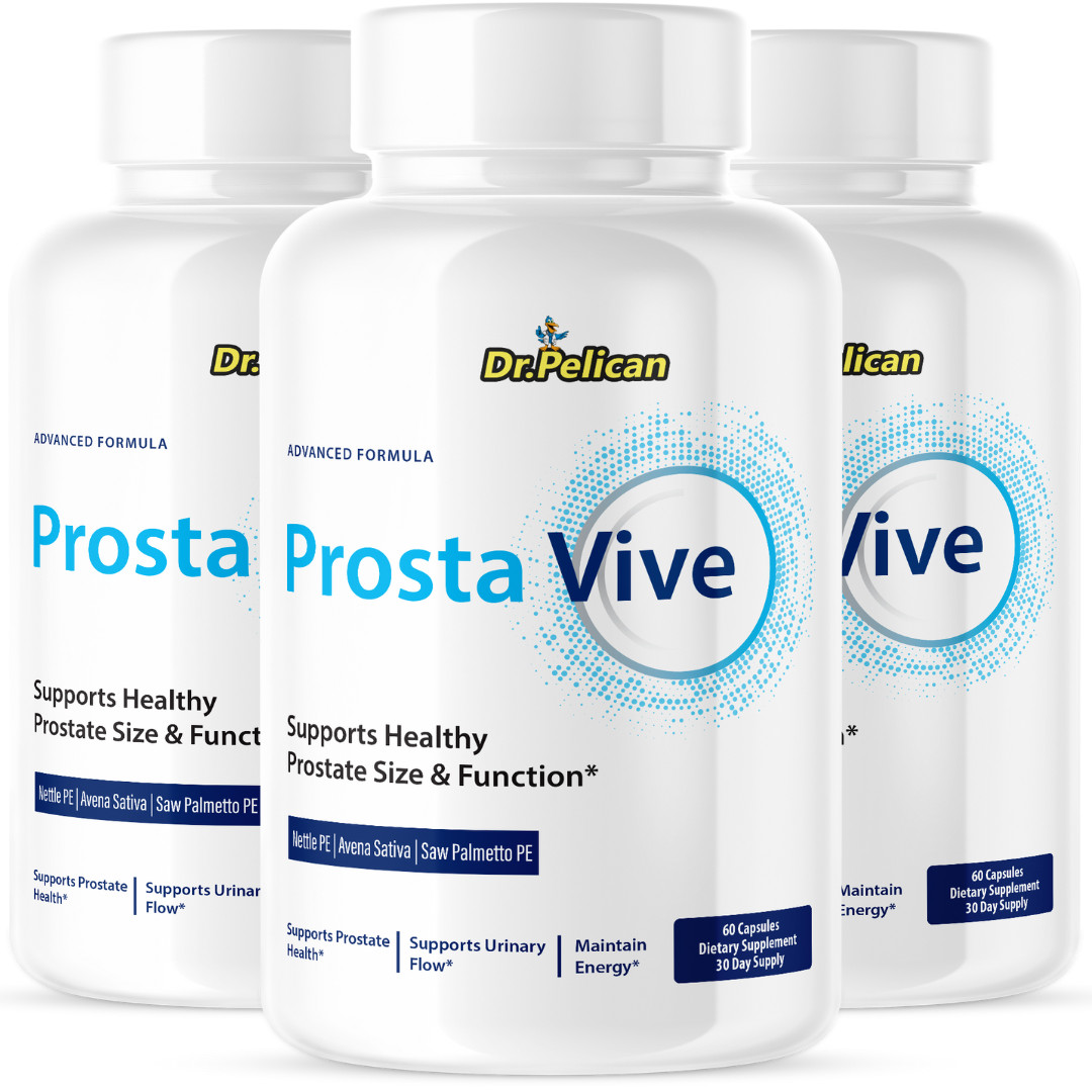 Prosta Vive – Prostate Support- 3 Bottles- 180 Capsules