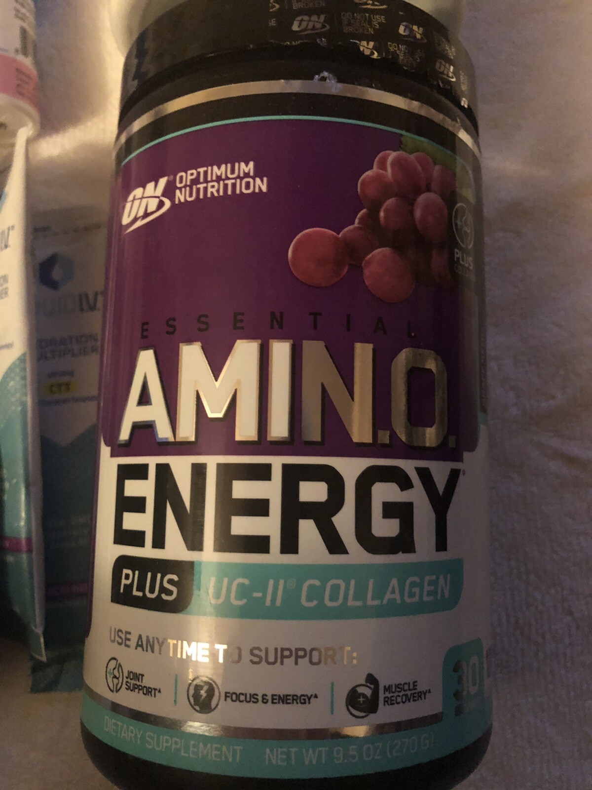 Amino Energy, Nuun, liquid IV AND red leaf pre-workout