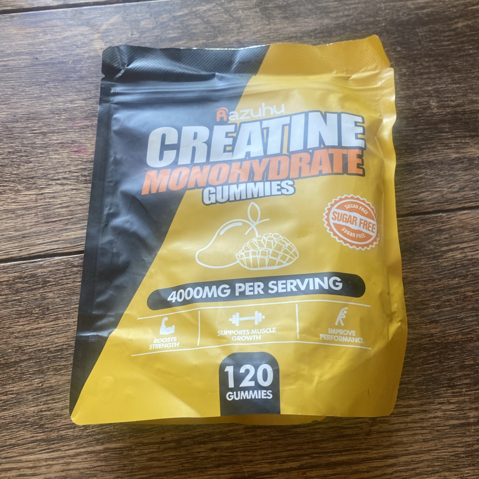 Razuhu Creatine Monohydrate Gummies for Men & Women Creatine Monohydrate NEW