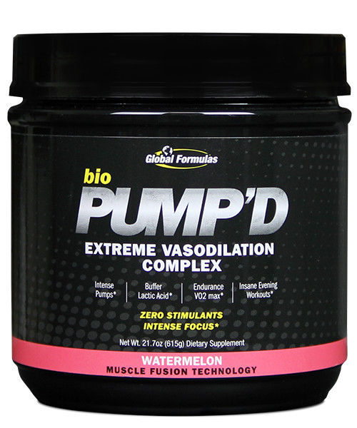 GLOBAL FORMULAS BIOPUMP’D 30 Servings Extreme Vasodilation Complex Intense Pumps