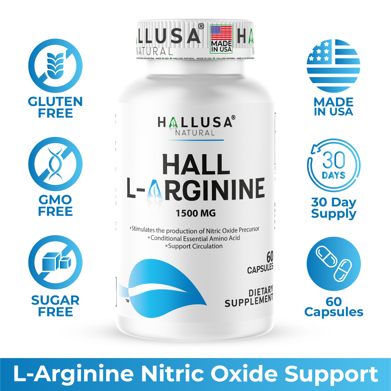 CREATINE & L-ARGININE 120 Capsules – Support Performance and strength in trainin