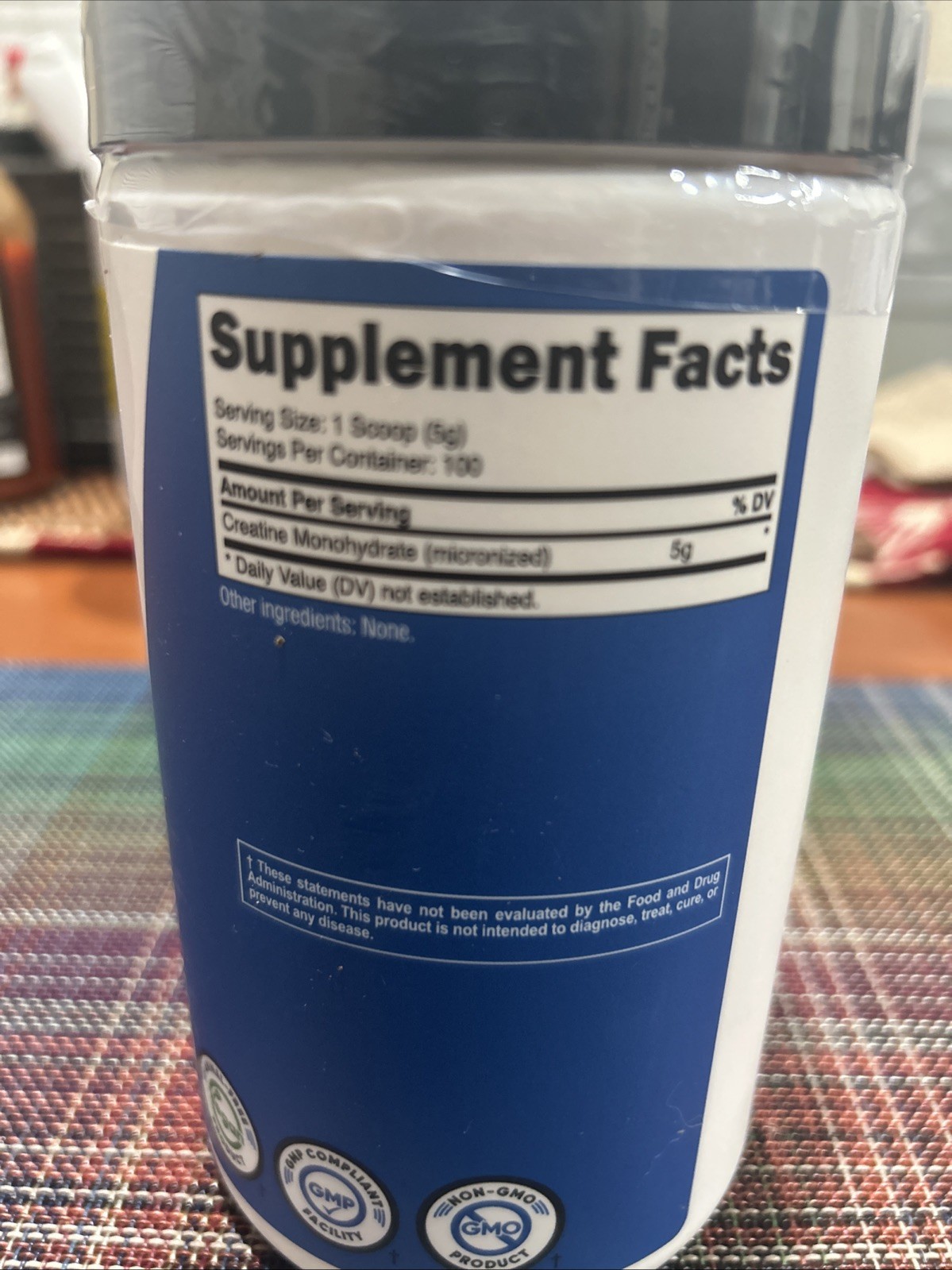 Nutricost Creatine Monohydrate Micronized Unflavored 100 Servings 17.9 oz BB1/27