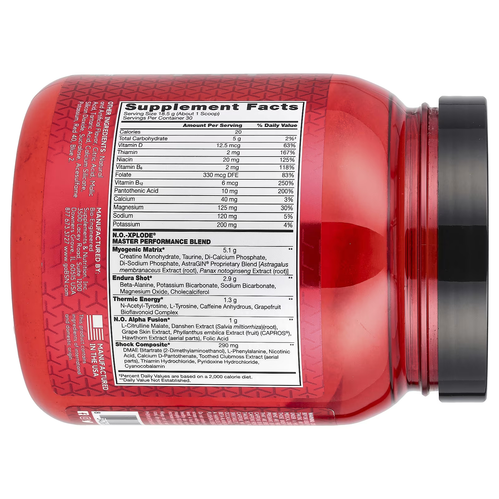 2 X BSN, N.O.-Xplode, Legendary Pre-Workout, Grape, 1.22 lbs (555 g)