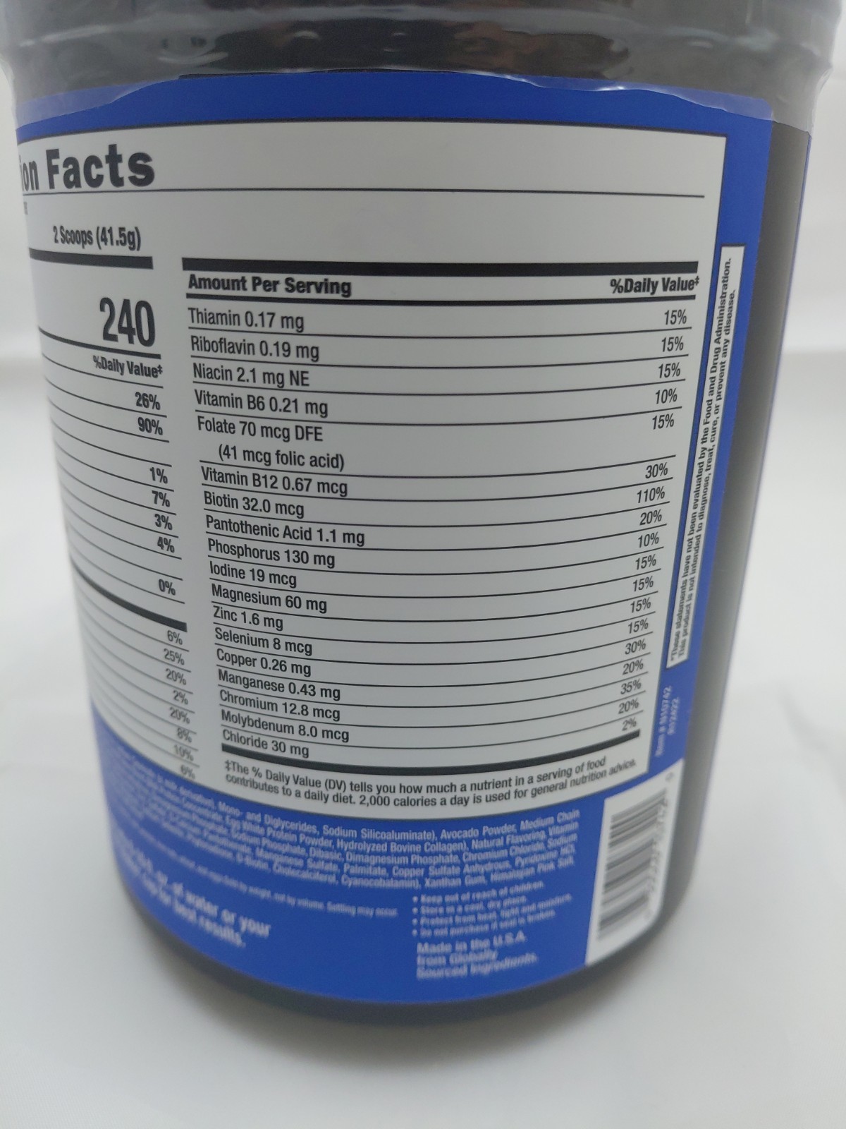 Keto Meal Shake Chocolate Cream 20.49 Oz By Keto Science