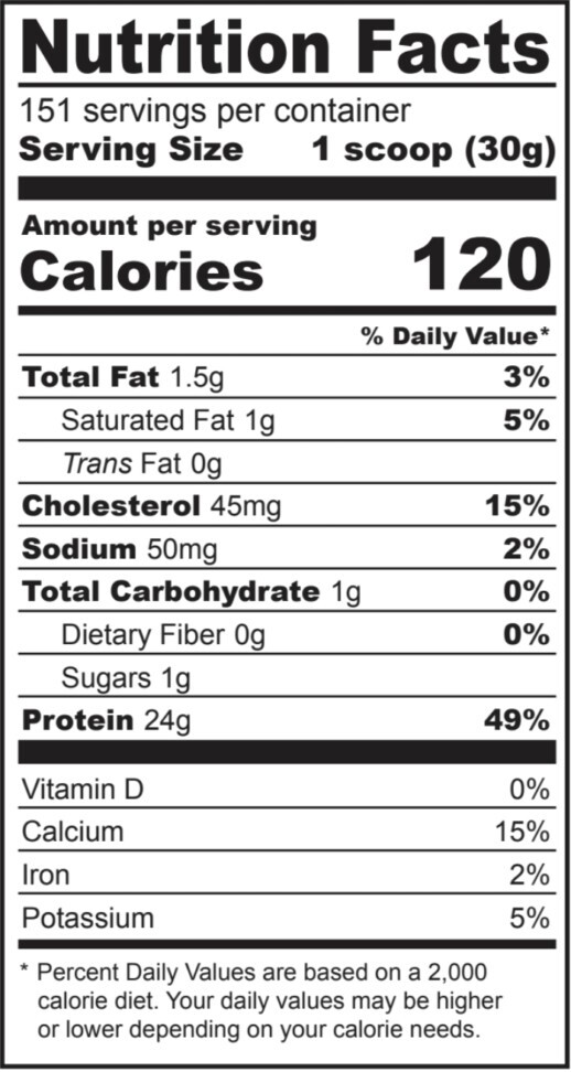 Unflavored Whey Protein Concentrate 5lbs – BFDNutrition