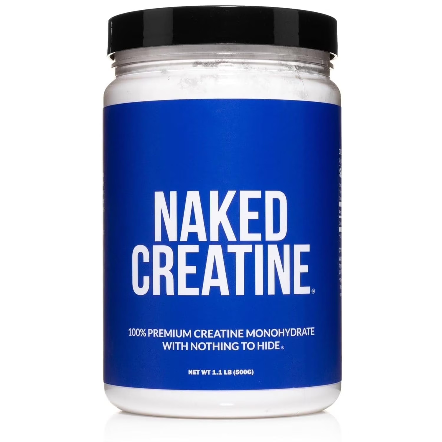 Unflavored Naked Creatine Monohydrate Powder – 100 Servings