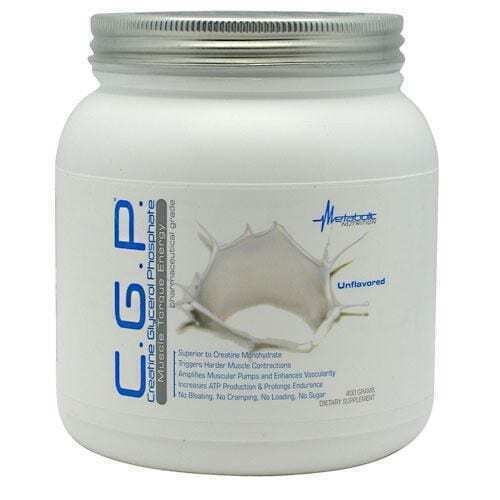 MUSCLE TORQUE & ENERGY CREATINE GLYCEROL PHOSPHATE C.G.P. METABOLIC NUTRITION
