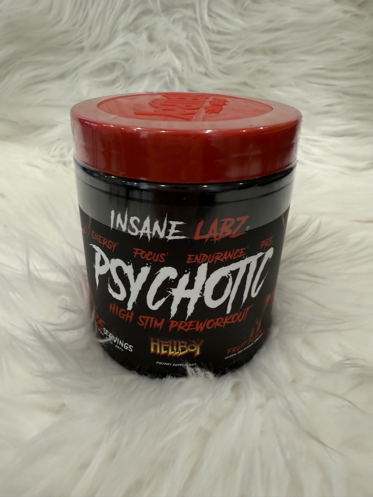 NEW! Insane Labz Hellboy Pre Workout Powder Fruit Punch 35 Servings Energy Focus