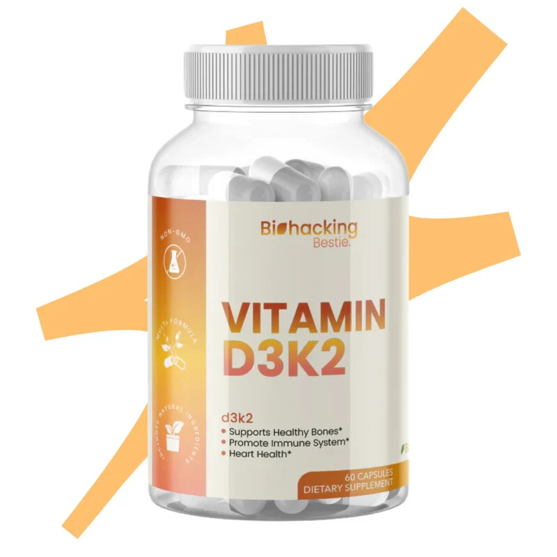 Biohacking VITAMIN D3K2 – 60 Count EXP 2026