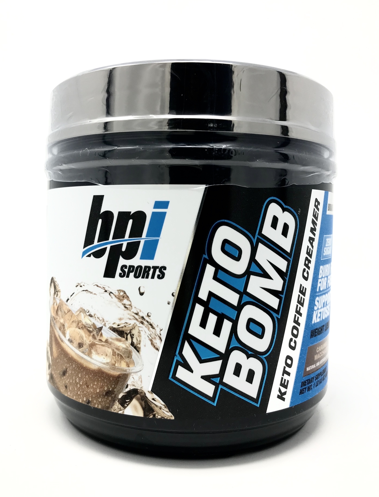 BPI Sports Keto Bomb Ketogenic Creamer for 18 Servings – Caramel Macchiato