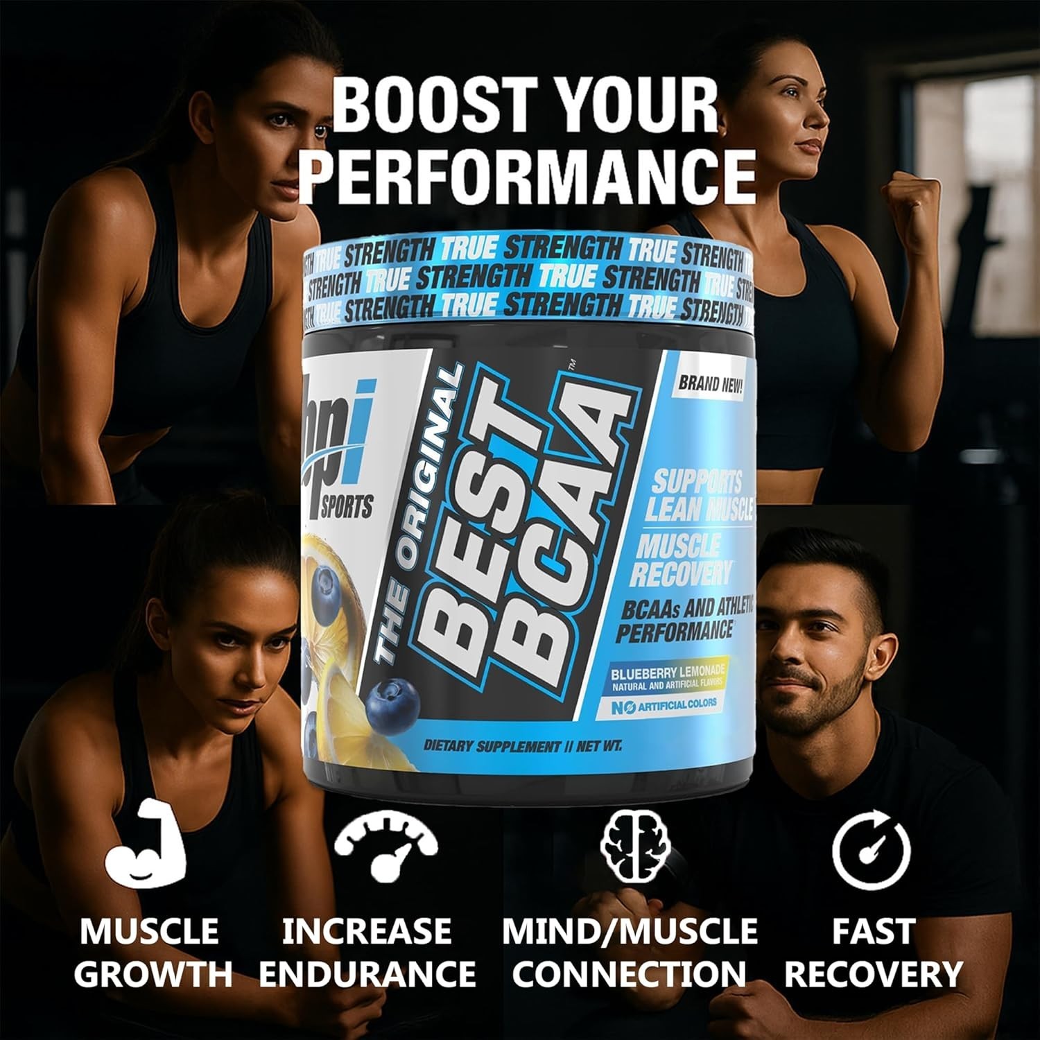 BPI Sports, Best BCAA, Blueberry Lemonade, 30 Servings