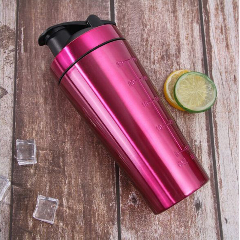 Stainless Steel Protein Shaker Bottle Gym Sport Shaker Bottle