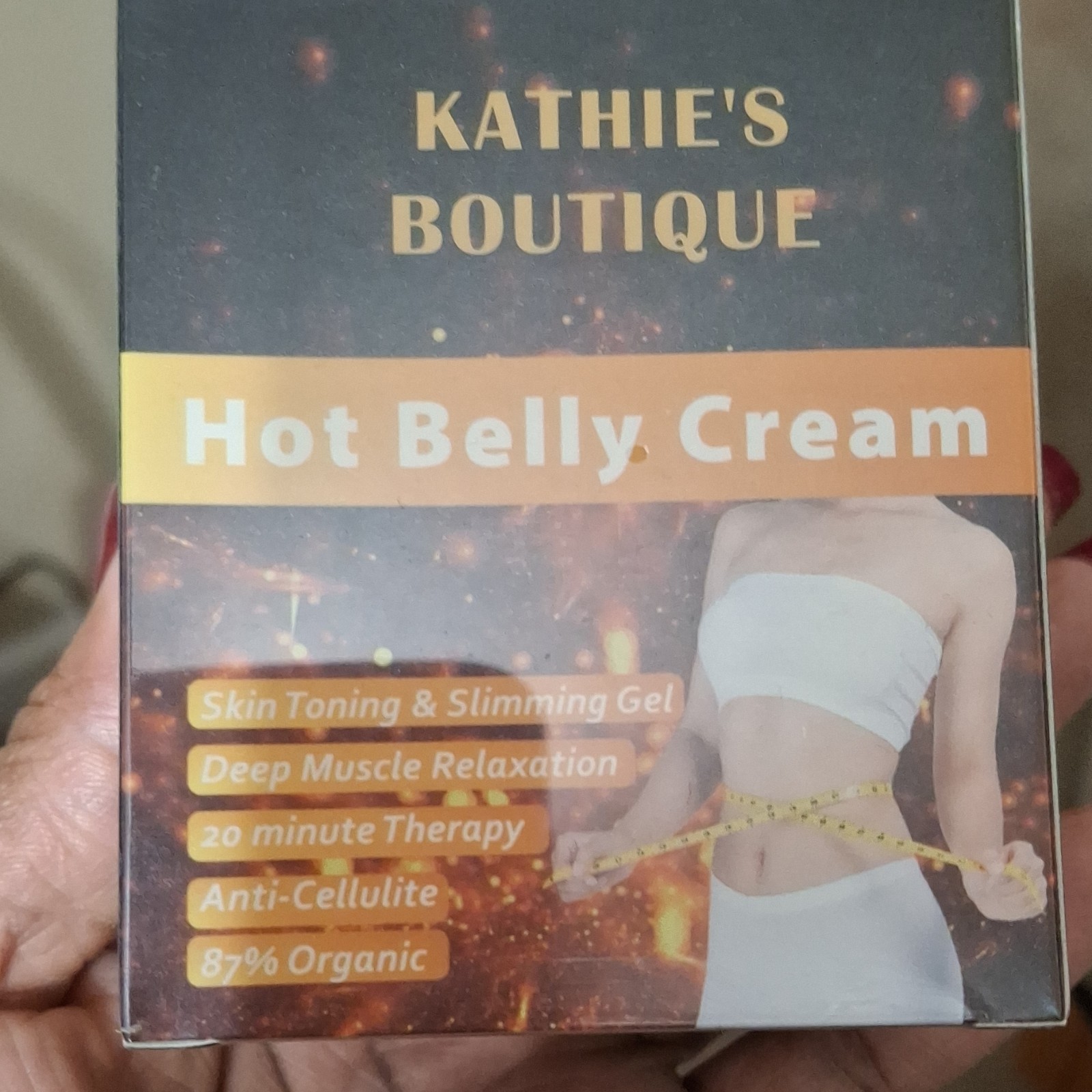 Kathie’s Boutique Anti-Cellulite Cream Gel 87% Organic Weight Loss 250g Unisex