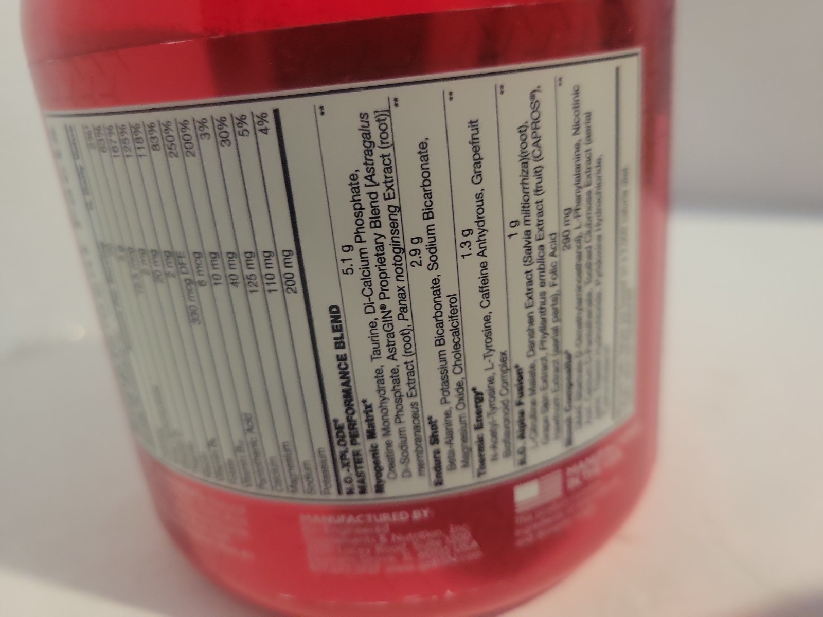 BSN N.O.-Xplode Pre-Workout – Fruit Punch, 30 Servings