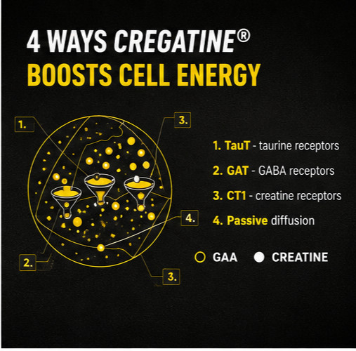 CreGAAtine Micronized Creatine Monohydrate + GAA