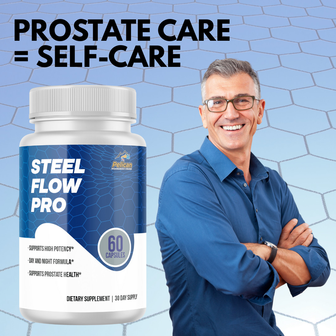 Steel Flow Pro- Prostate Support- 5 Bottles- 300 Capsules