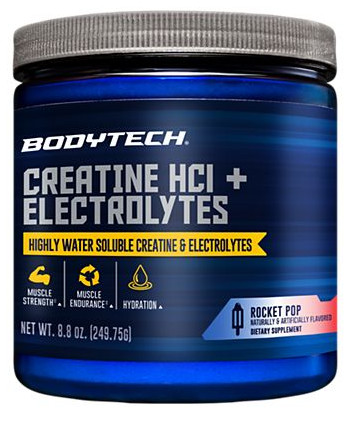 Creatine HCL + Electrolytes Powder – Rocket Pop (75 Servings) – High Solubility