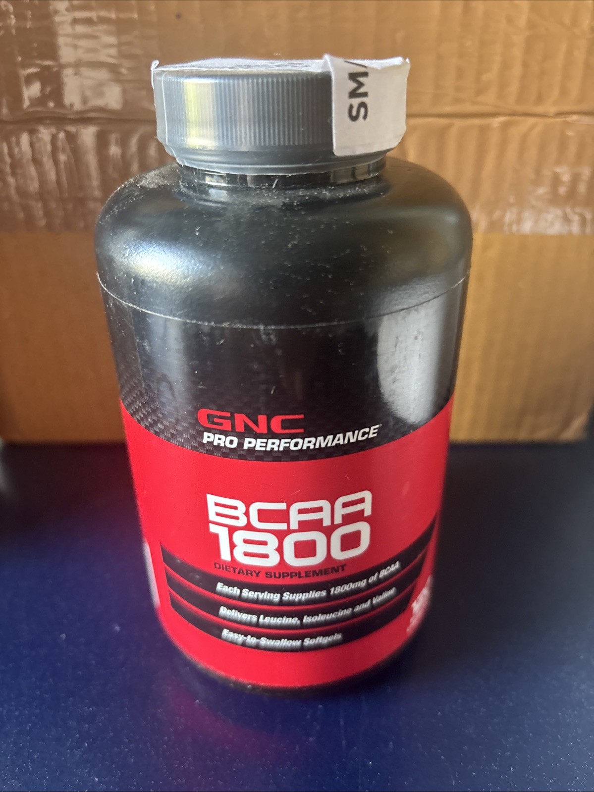 GNC Pro Performance BCAA 1800 Dietary Supplement, 120 gels 11/2026