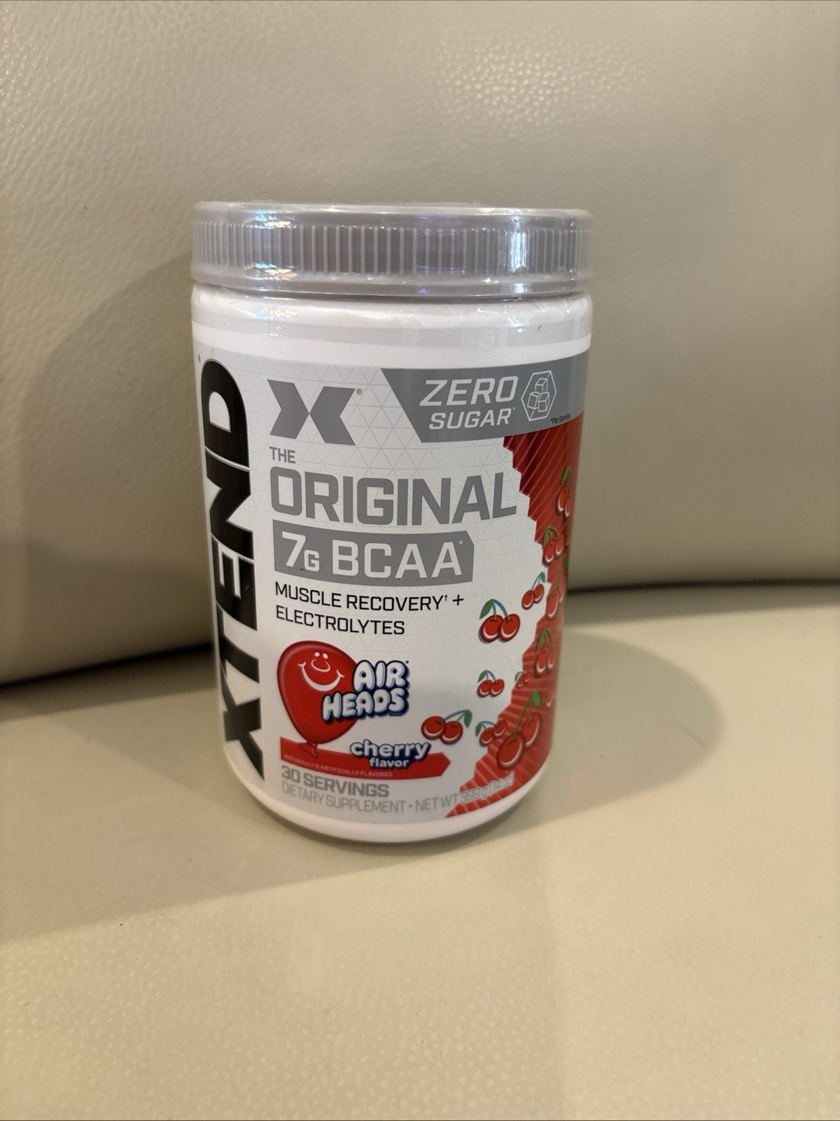 XTEND ORIGINAL BCAA 7g Air Heads White Mystery Zero Sugar 14 Oz 30 Servings