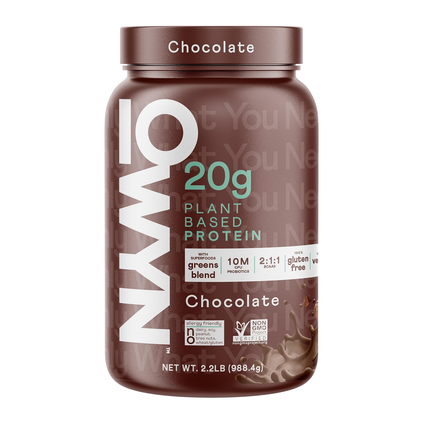 OWYN Dairy-Free Protein Powder 20g Protein, Probiotics, Greens, Pea, Chia, Pumpk