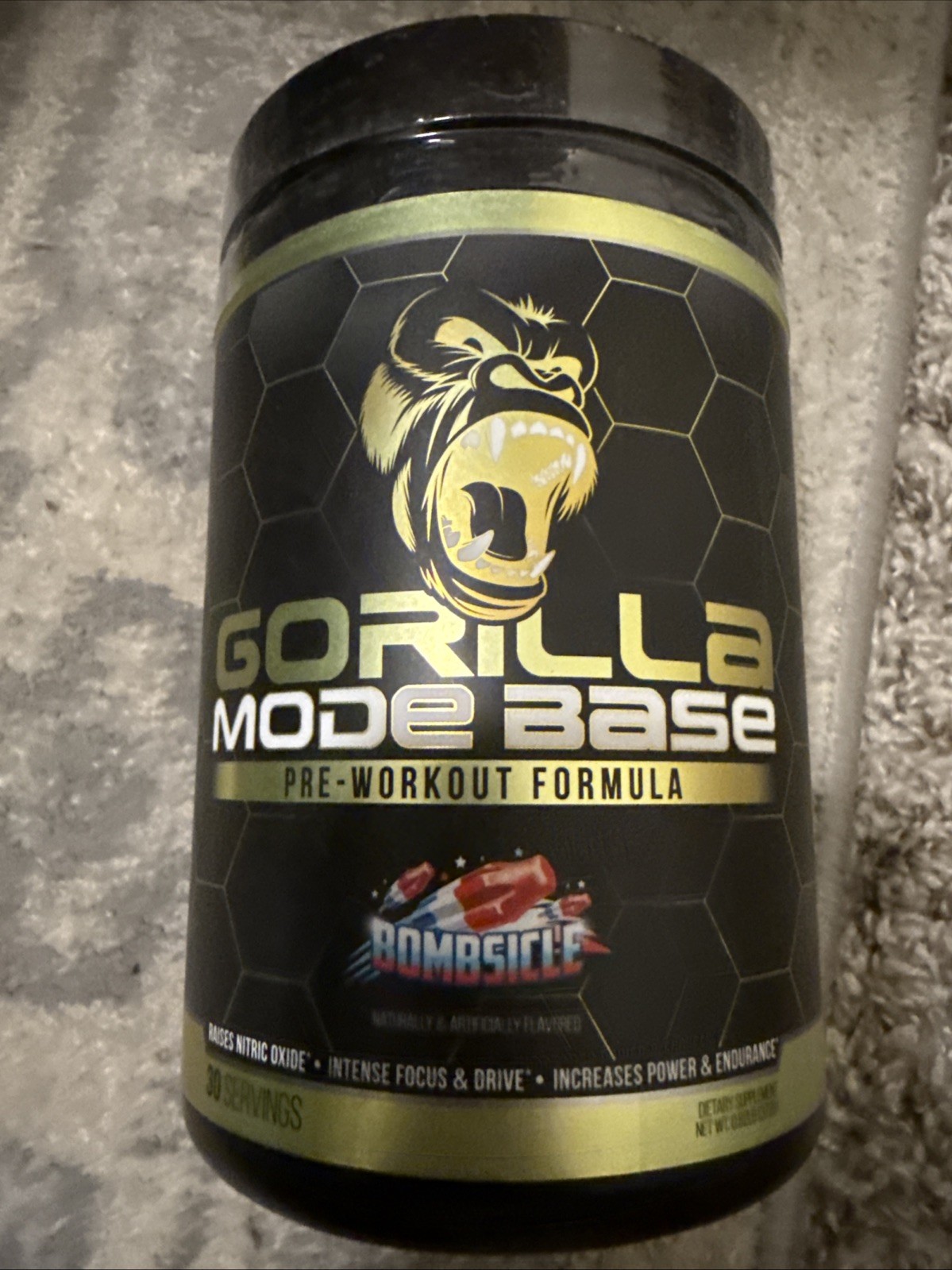 Gorilla Mode Base Pre Workout – Bombsicle 30 Servings
