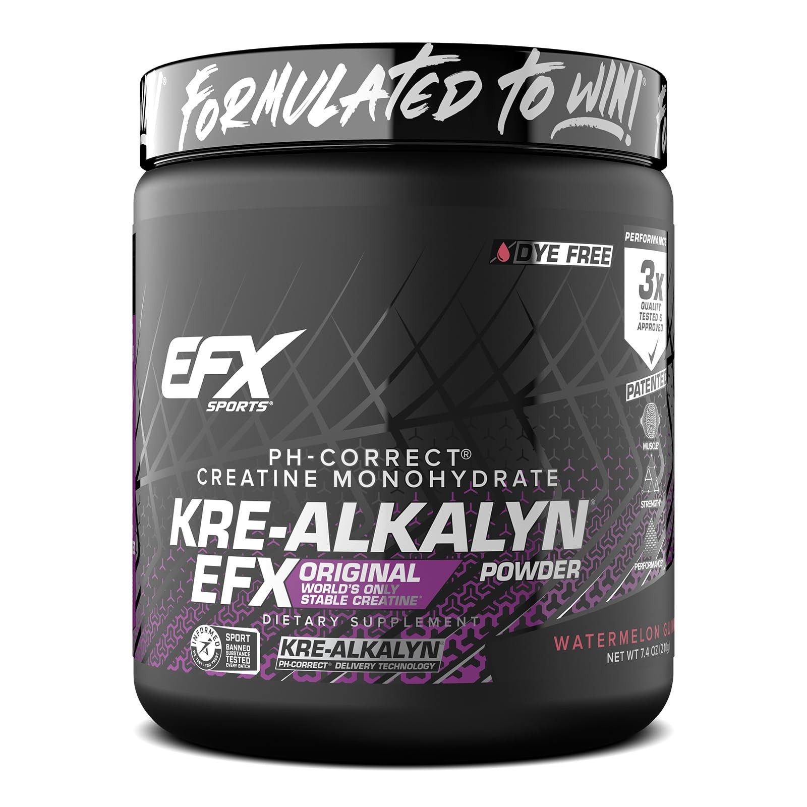 EFX Sports KreAlkalyn EFX Powder | pH Correct Creatine Monohydrate Powder Sup…