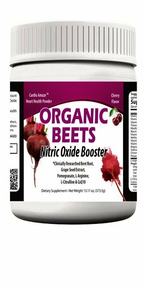 Organic Beet Root, Cardio Heart Health, Nitric Oxide – Free Shipping