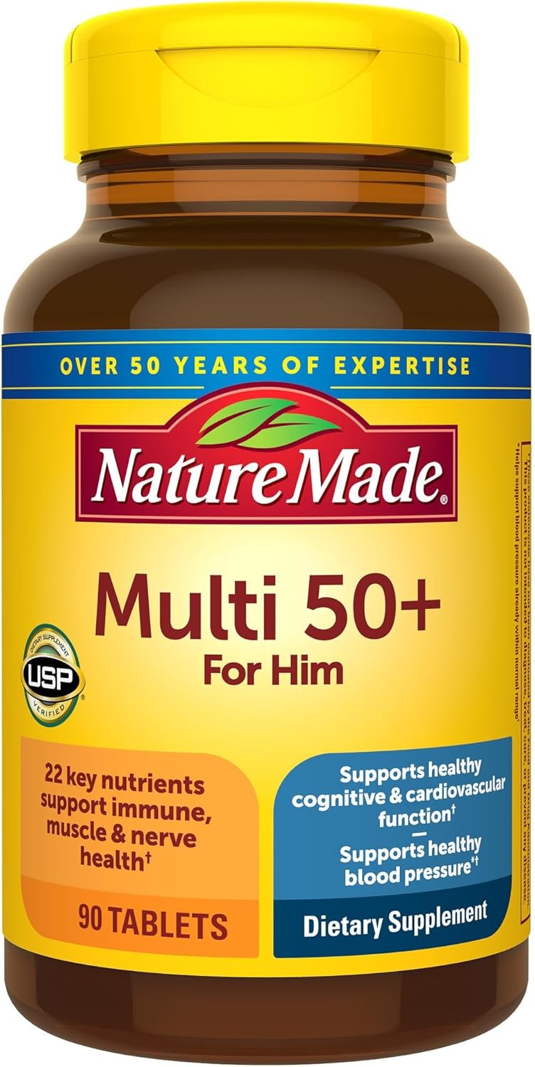 Nature Made Multi for Him 50+, 90 Tablets