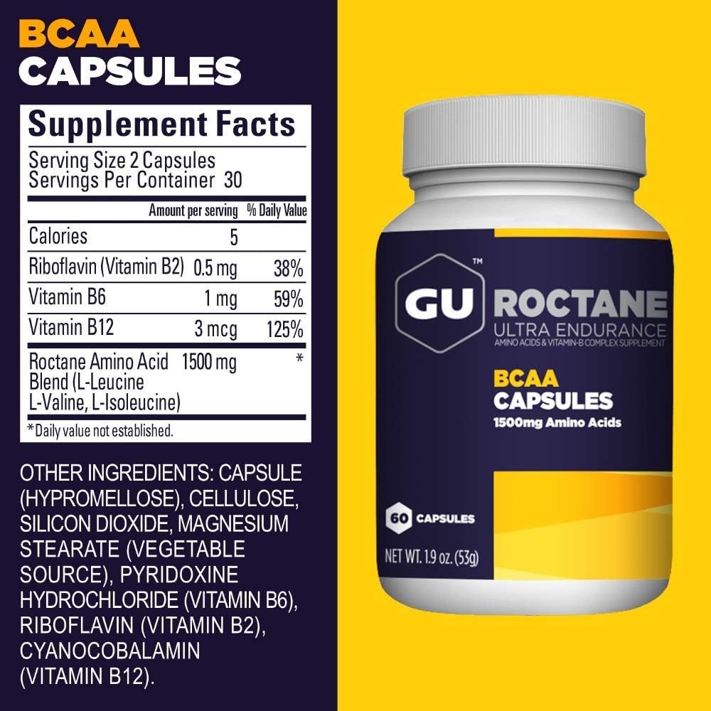 GU Energy Roctane Ultra Endurance Branch Chain Amino Acid and Vitamin B Exercise
