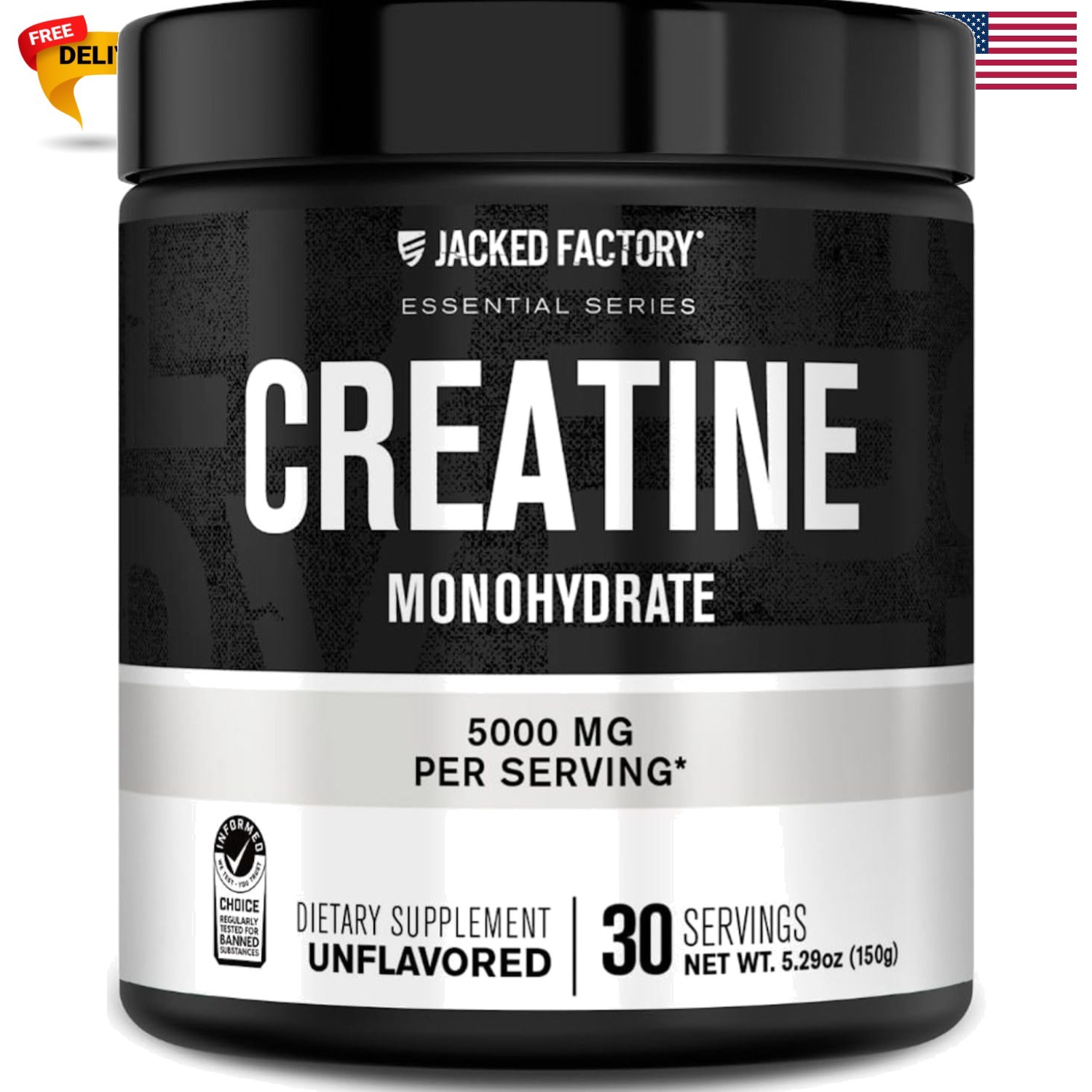 150g Creatine Monohydrate Powder – Fast Absorbing & Third-Party Tested