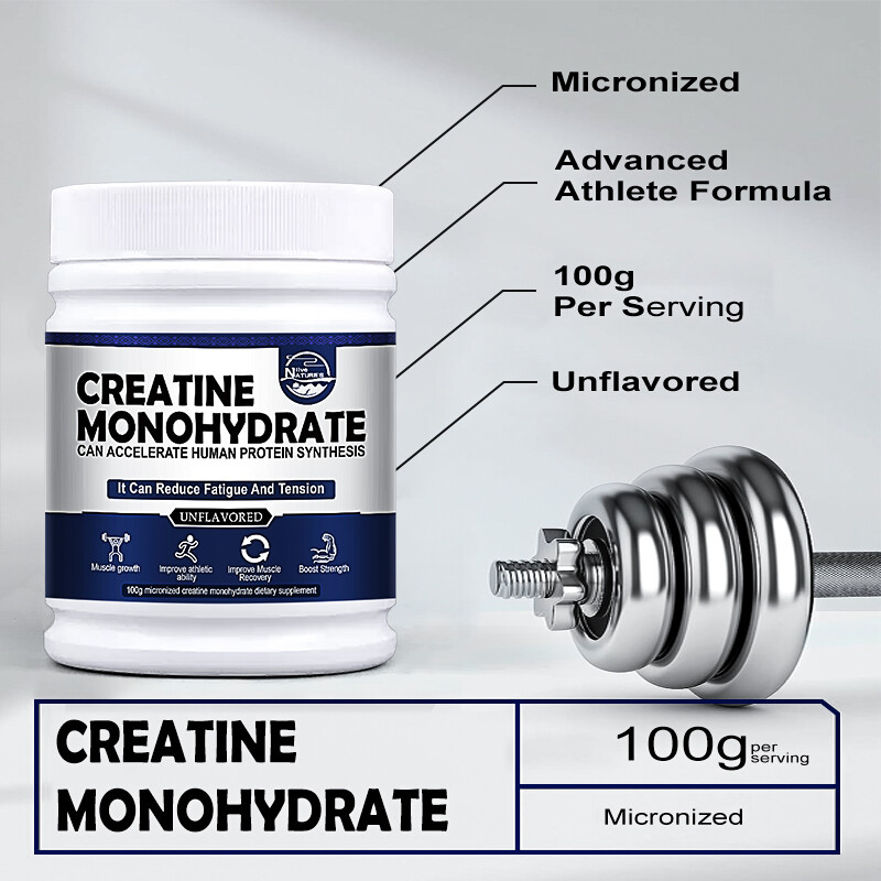 Pure Creatine Monohydrate (Micronized) – 5 Grams Per Serving,Unflavored Creatine