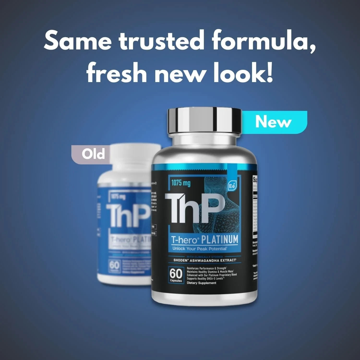 Essential Elements T-Hero Platinum – Testosterone Support for Men – Vitality and