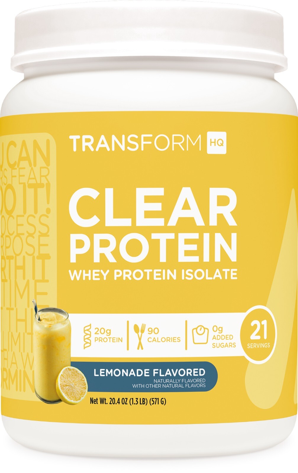 TransformHQ Clear Whey Protein Isolate (WPI) (Lemonade Flavored)