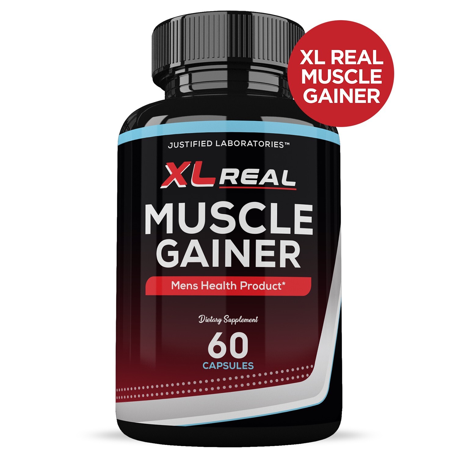 XL Real Muscle Gainer Men’s Health Supplement 1484mg 120 Capsules
