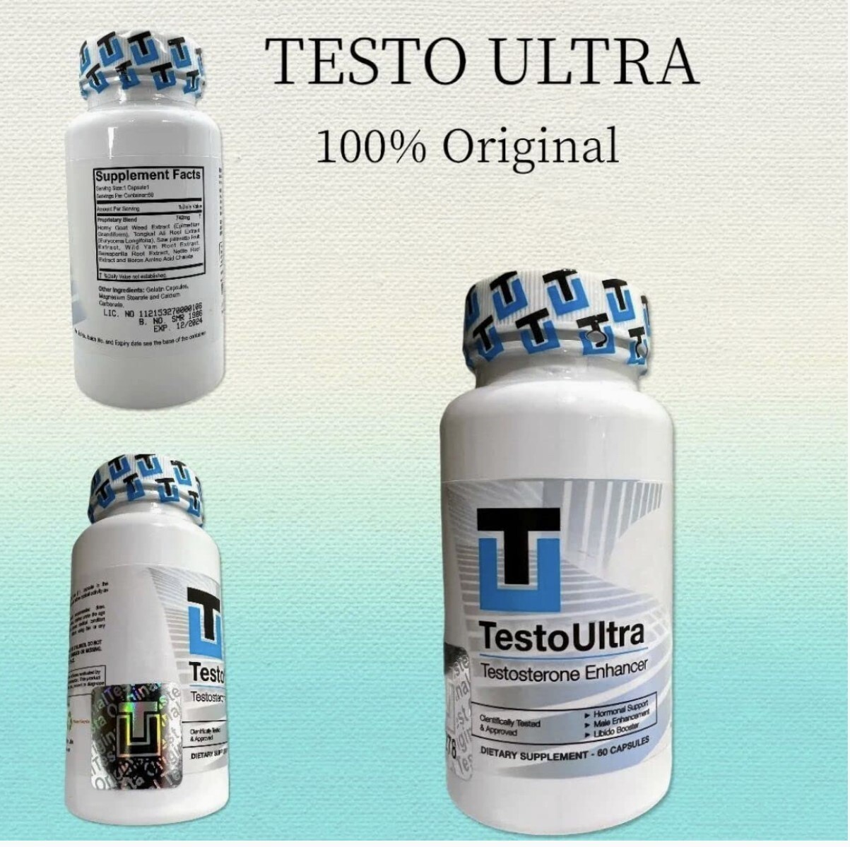TestoUltra For Men 60 CAPSULES 100% NATURAL ON SALE TESTO ULTRA
