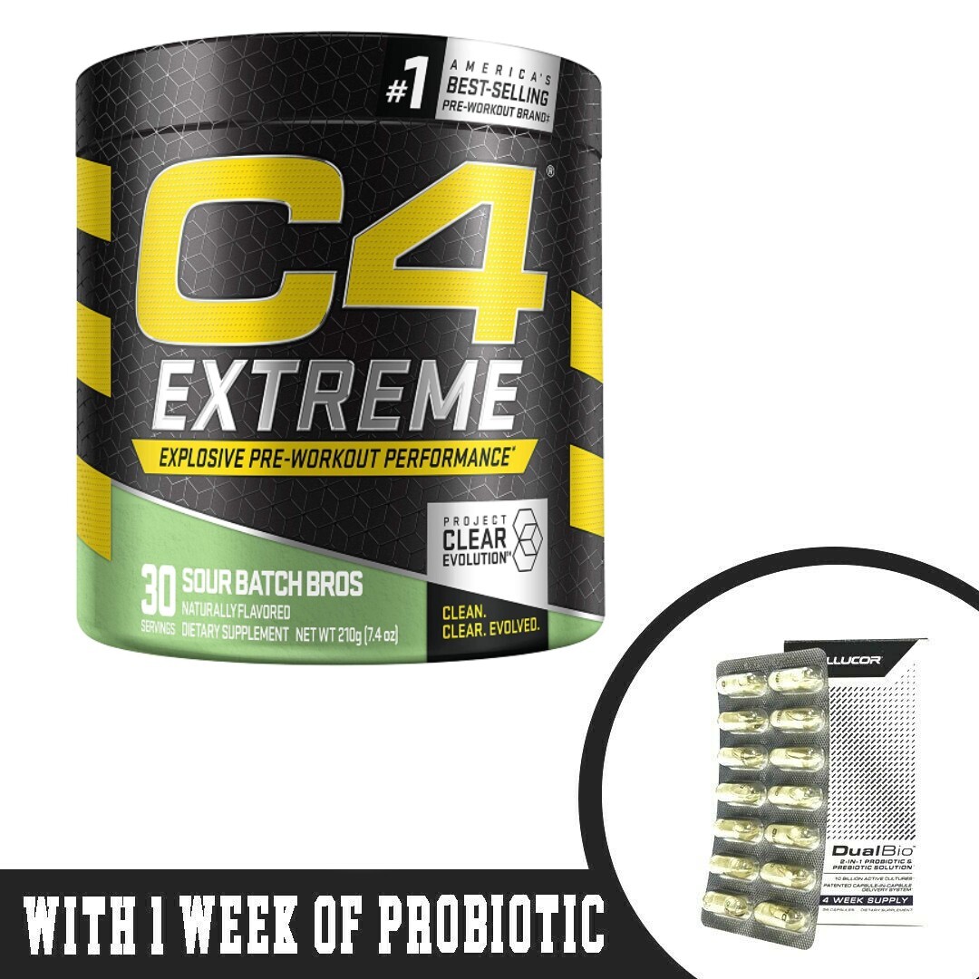 CELLUCOR – C4 ORIGINAL Pre-Workout Icy Blue Razz – 60 Servings