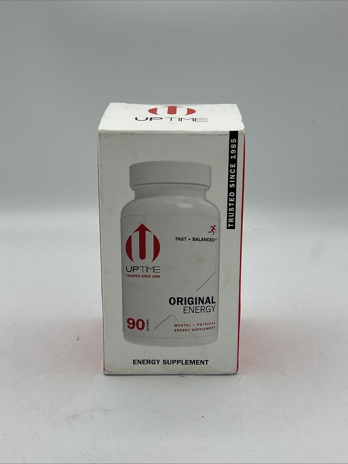 UPTIME Original Energy Tablets 90 Count Natural Caffeine 200mg Zero Cal (Sealed)