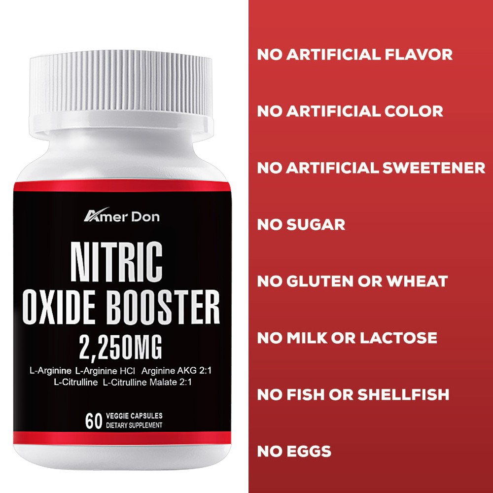 Nitric Oxide & Circulation Boost | L-Arginine, L-Citrulline, Extra Strength