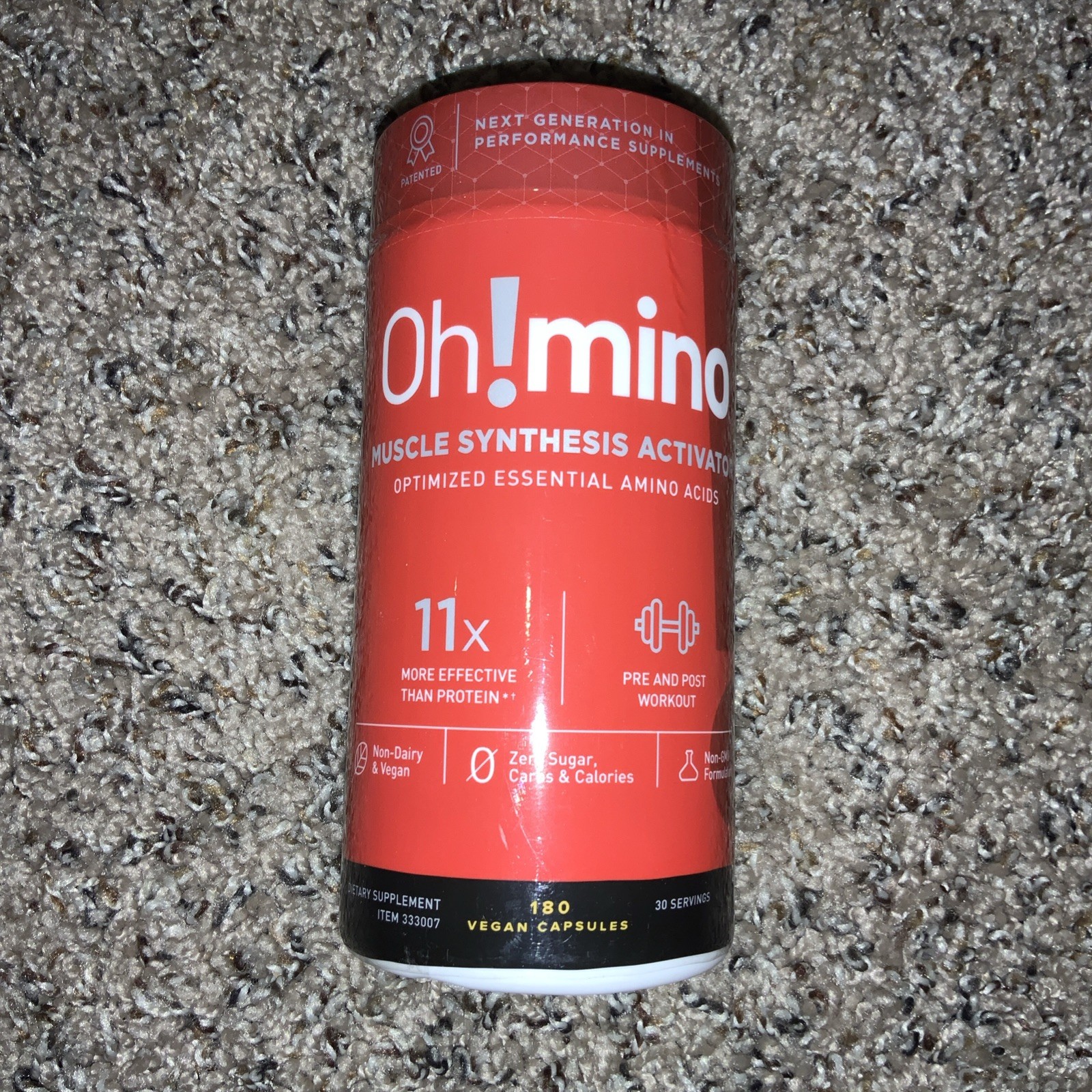 Ohmino Amino Acids Supplement for Protein Synthesis – EAAs Capsules for Muscls