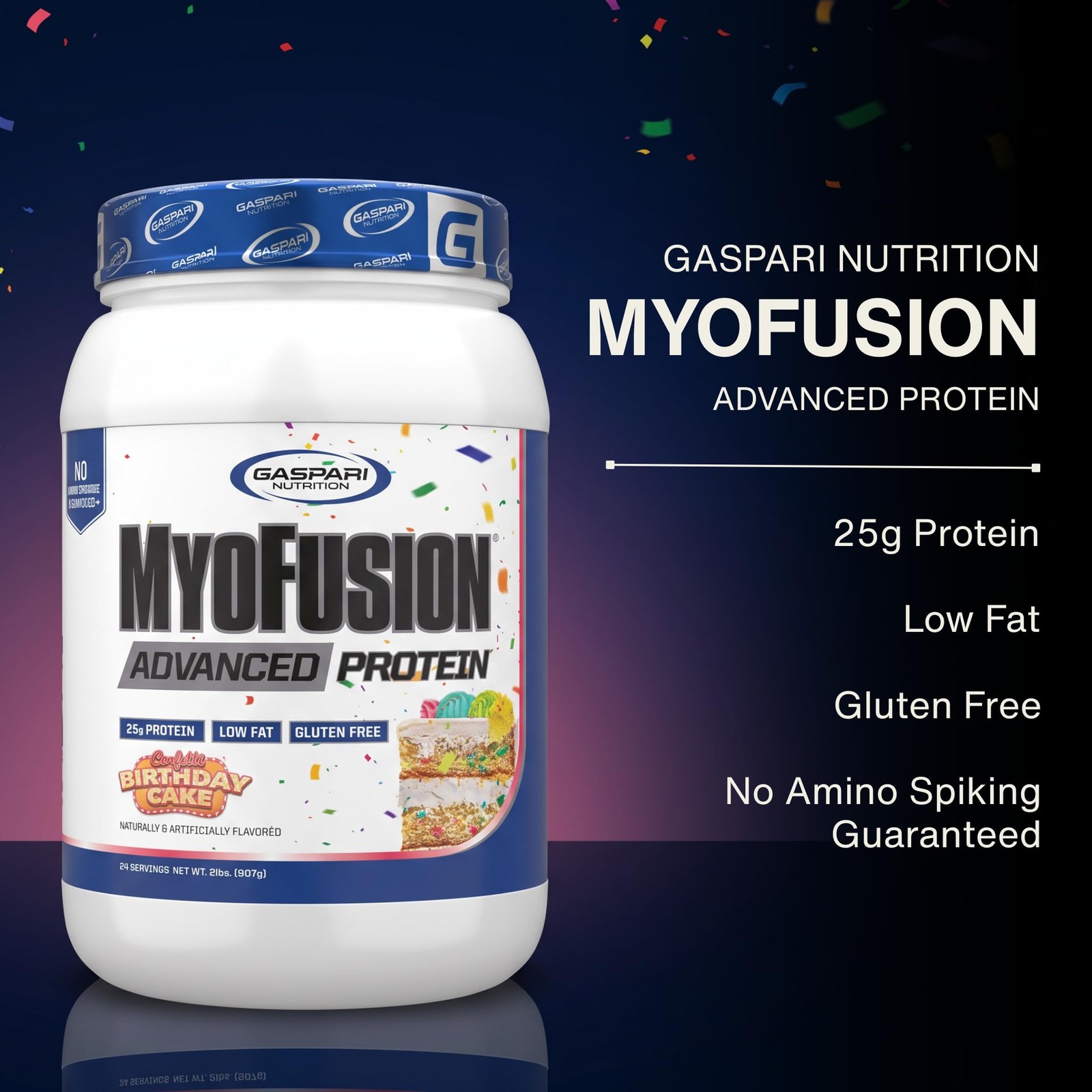 Gaspari Nutrition Myofusion Advanced Protein Protein Blend Whey Protein Casein